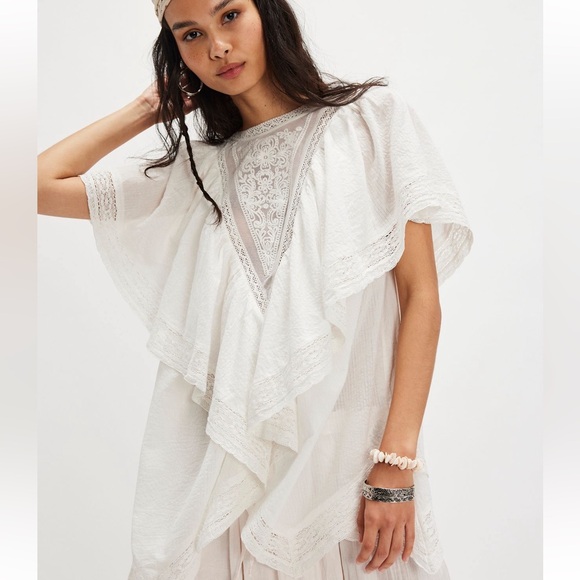 Free People Tops - Free People Bailey Cape Top NWOT